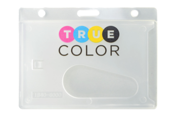 TRUECOLOR rigid badge holder